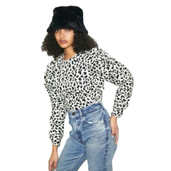 Moussy Animal Print Blouse size 1 - Picture 1 of 8